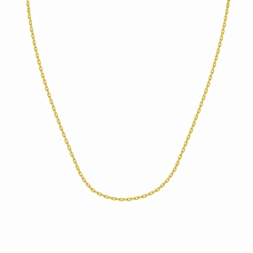 14kt Yellow Gold Designer Rolo Chain, 24"