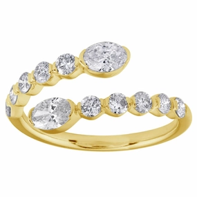 1.02 ctw. YELLOW GOLD DIAMOND RING D4933YG