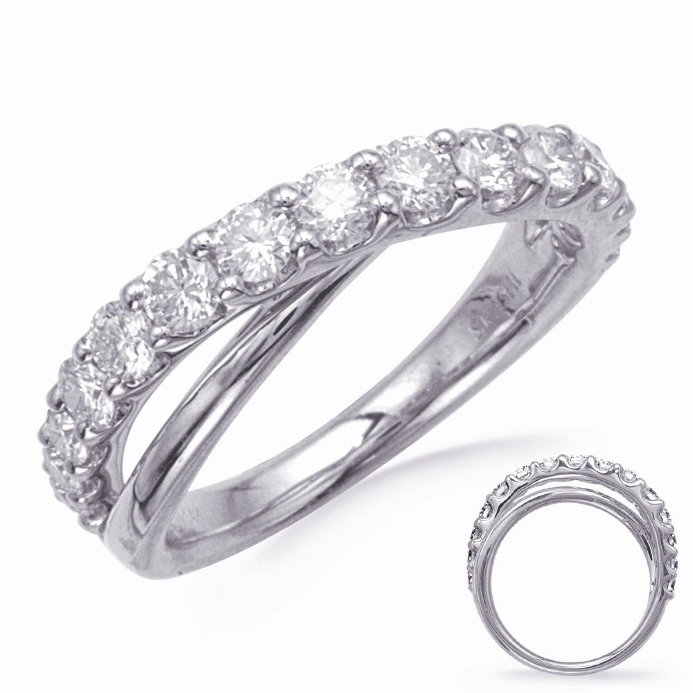 1.04 ctw. WHITE GOLD DIAMOND RING D4897WG