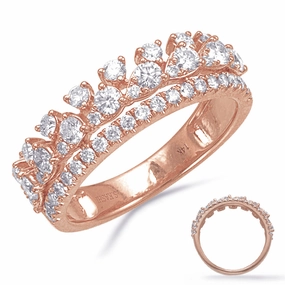 1.05 ctw. ROSE GOLD DIAMOND RING D4868RG