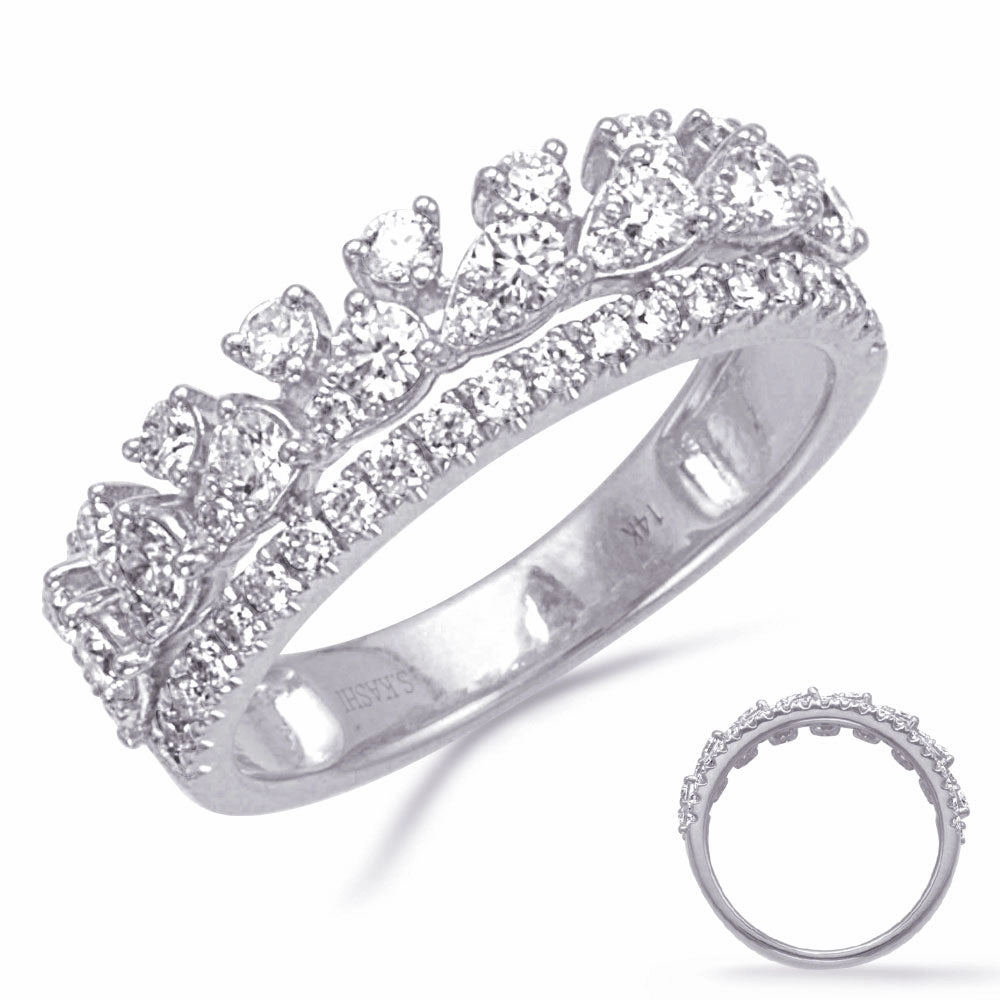 1.05 ctw. WHITE GOLD DIAMOND RING D4868WG