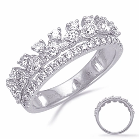 1.05 ctw. WHITE GOLD DIAMOND RING D4868WG