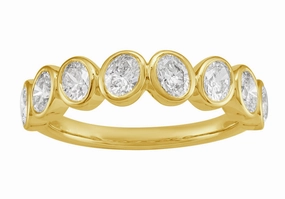 1.08 ctw. YELLOW GOLD DIAMOND RING D4996YG