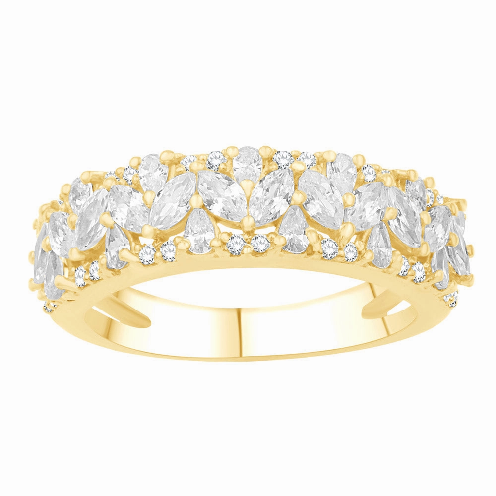 1.10 ctw. YELLOW GOLD DIAMOND RING D4964YG