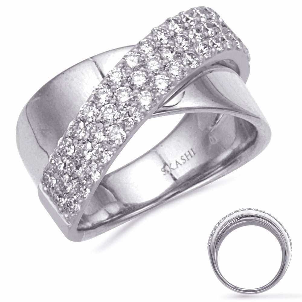 1.11 ctw. WHITE GOLD DIAMOND RING D4876WG