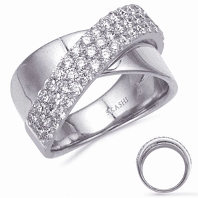 1.11 ctw. WHITE GOLD DIAMOND RING D4876WG