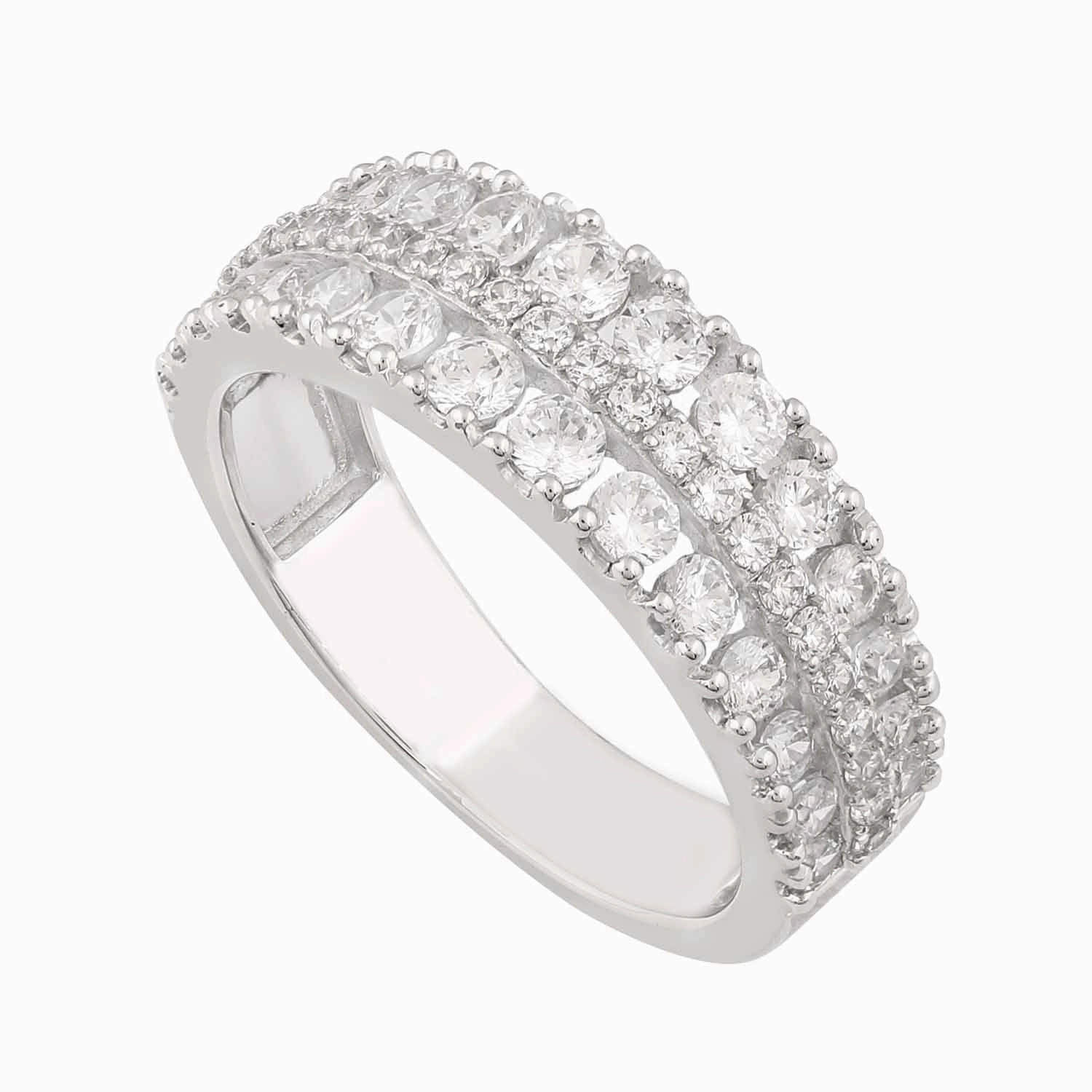 1.36 ctw. WHITE GOLD DIAMOND RING D4899WG