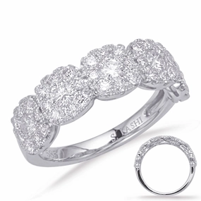 1.40 ctw. PLATINUM DIAMOND FASHION BAND D4635-PL
