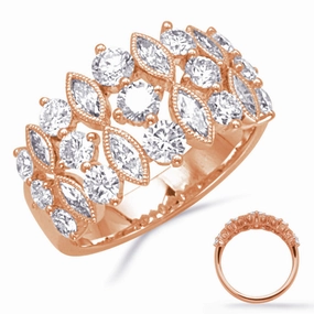 1.85 ctw. ROSE GOLD DIAMOND RING D4866RG