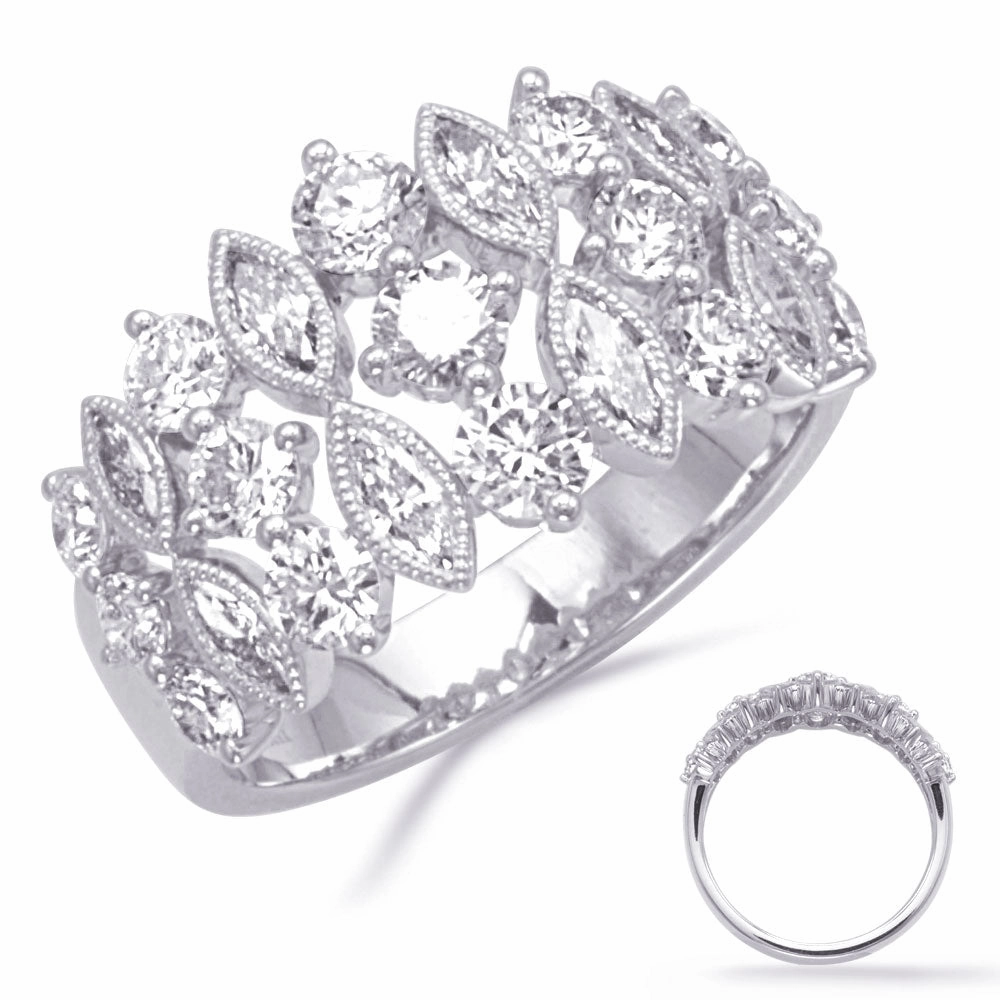 1.85 ctw. WHITE GOLD DIAMOND RING D4866WG