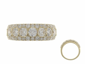 1.87 ctw. YELLOW GOLD DIAMOND RING D8032YG