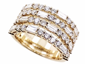 2.45 ctw. YELLOW GOLD DIAMOND RING D4973YG