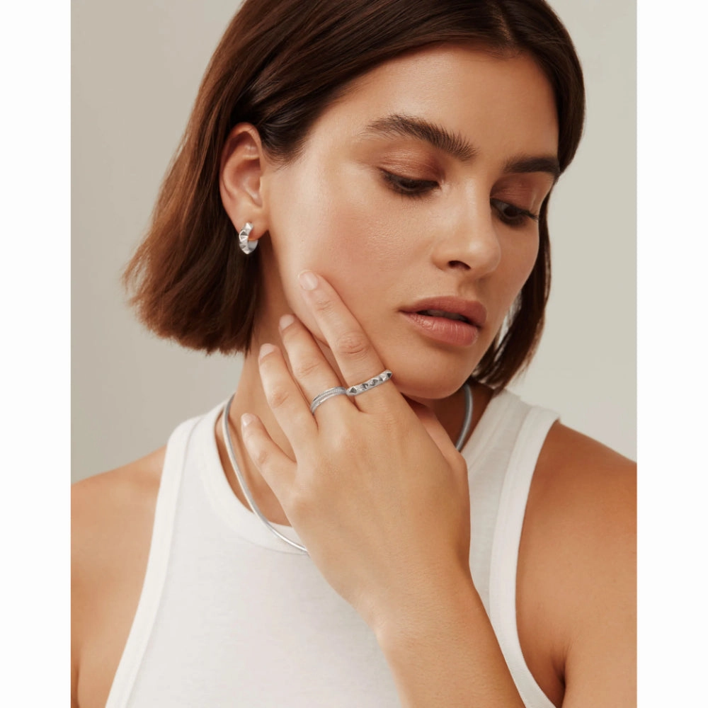 Anna Beck Small Studded Hoop Earrings