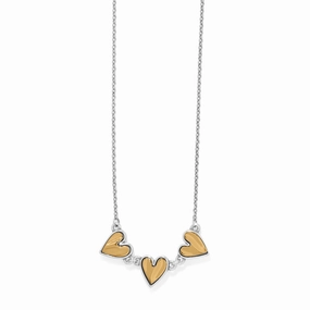 Brighton Cascade Heart Trio Necklace
