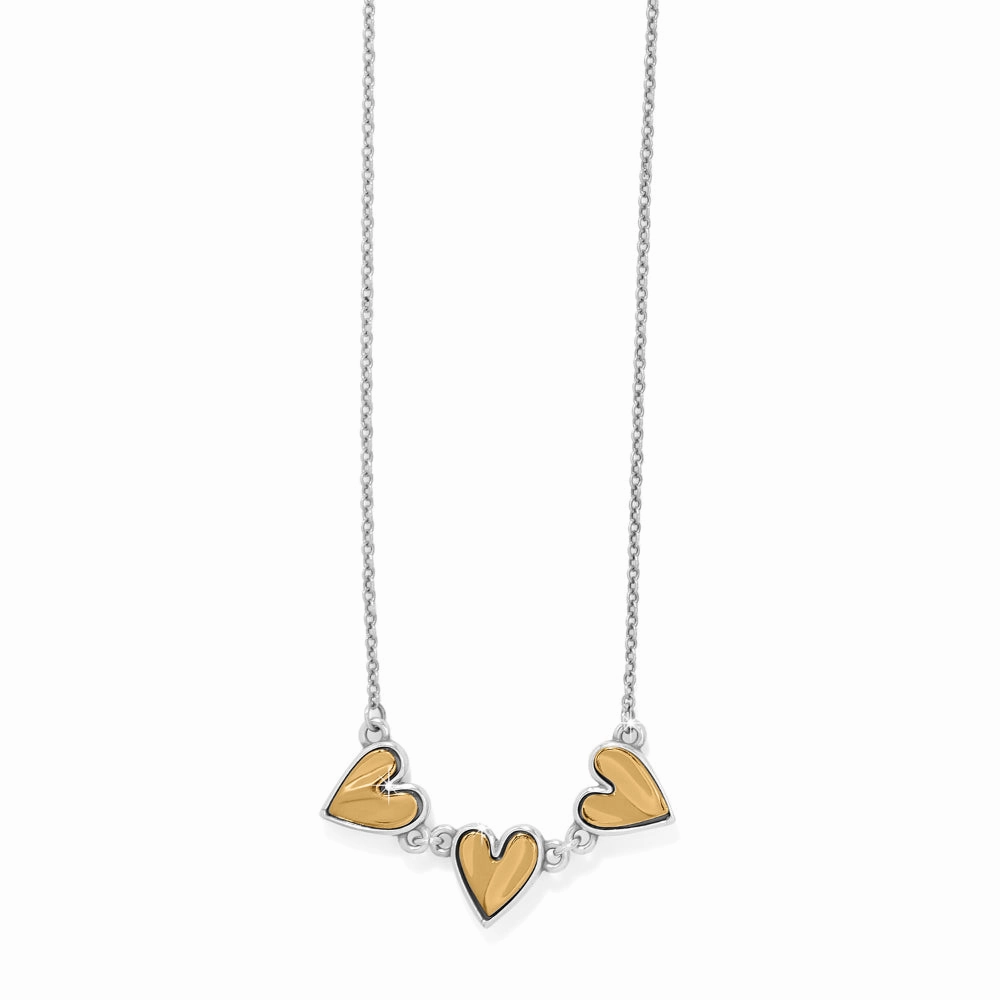 Brighton Cascade Heart Trio Necklace
