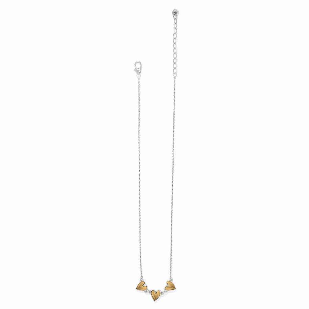 Brighton Cascade Heart Trio Necklace
