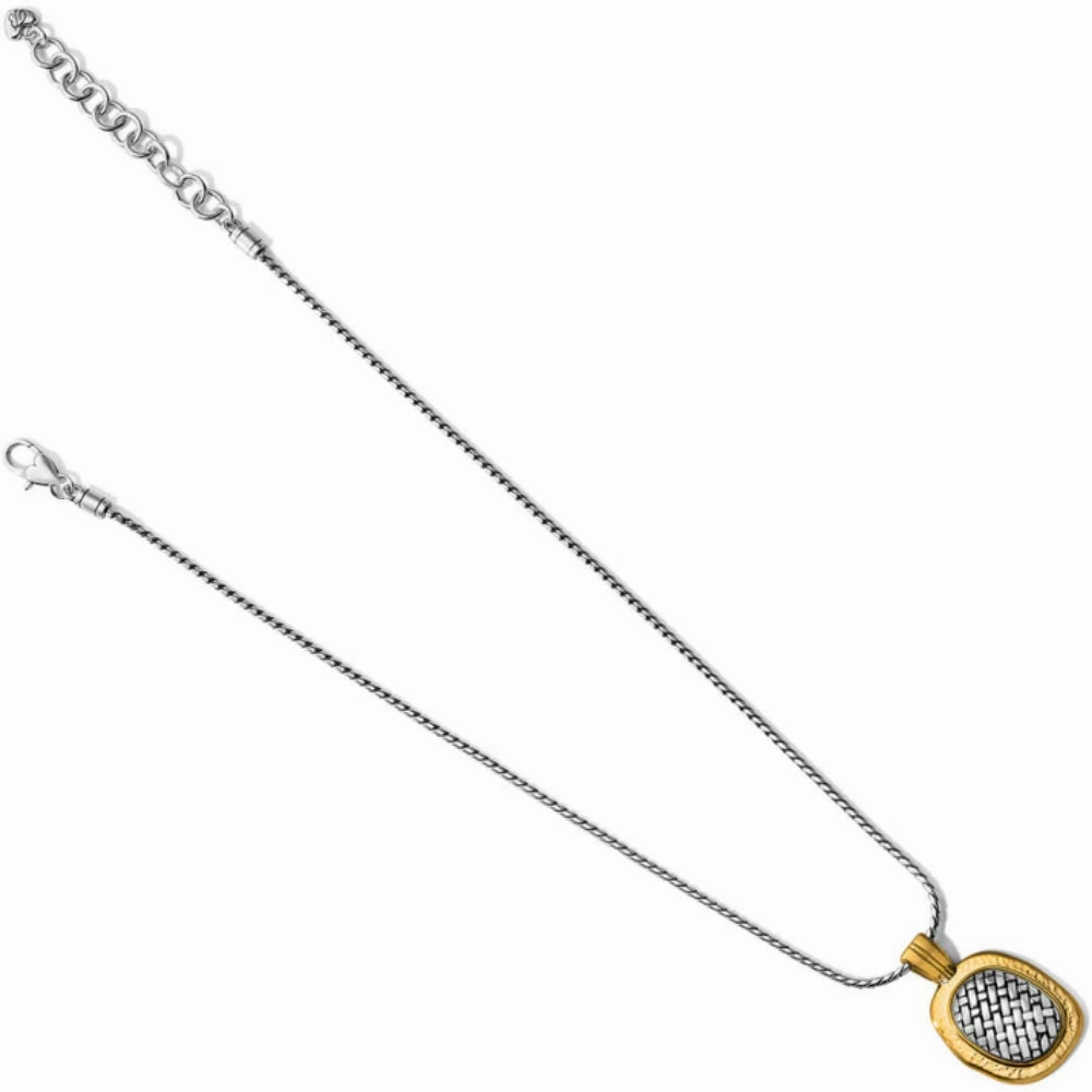 Brighton Ferrara Artisan Two Tone Pendant Necklace