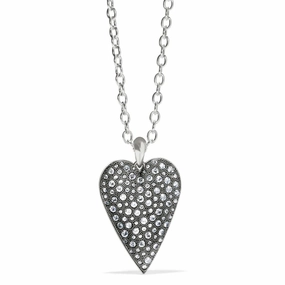 Brighton Glisten Heart Convertible Necklace