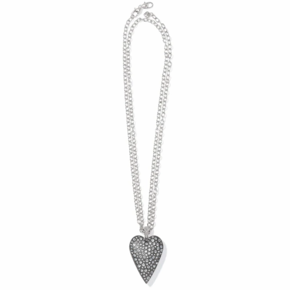 Brighton Glisten Heart Convertible Necklace