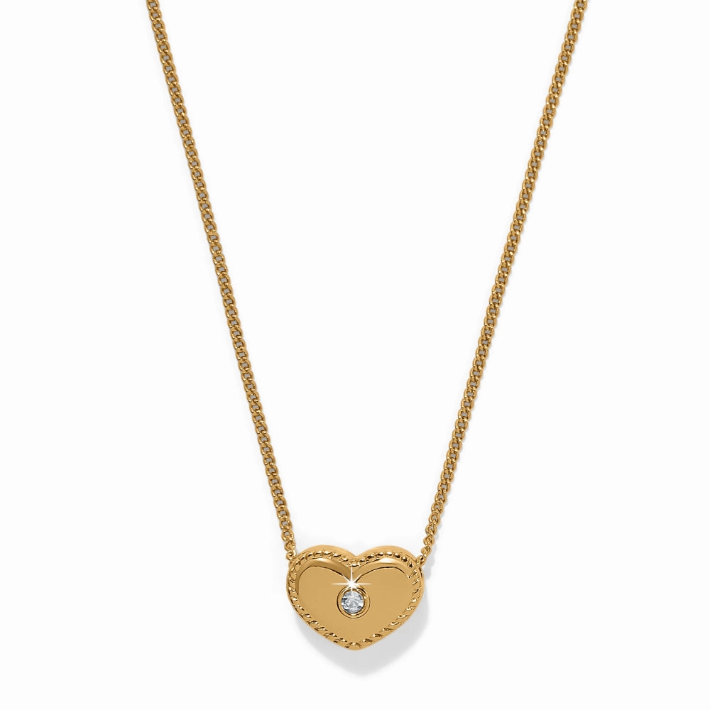 Brighton Illumina Celeste Heart Petite Necklace