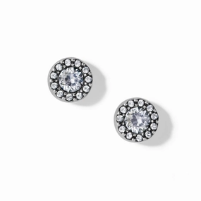 Brighton Illumina Solitaire Post Earrings - Silver