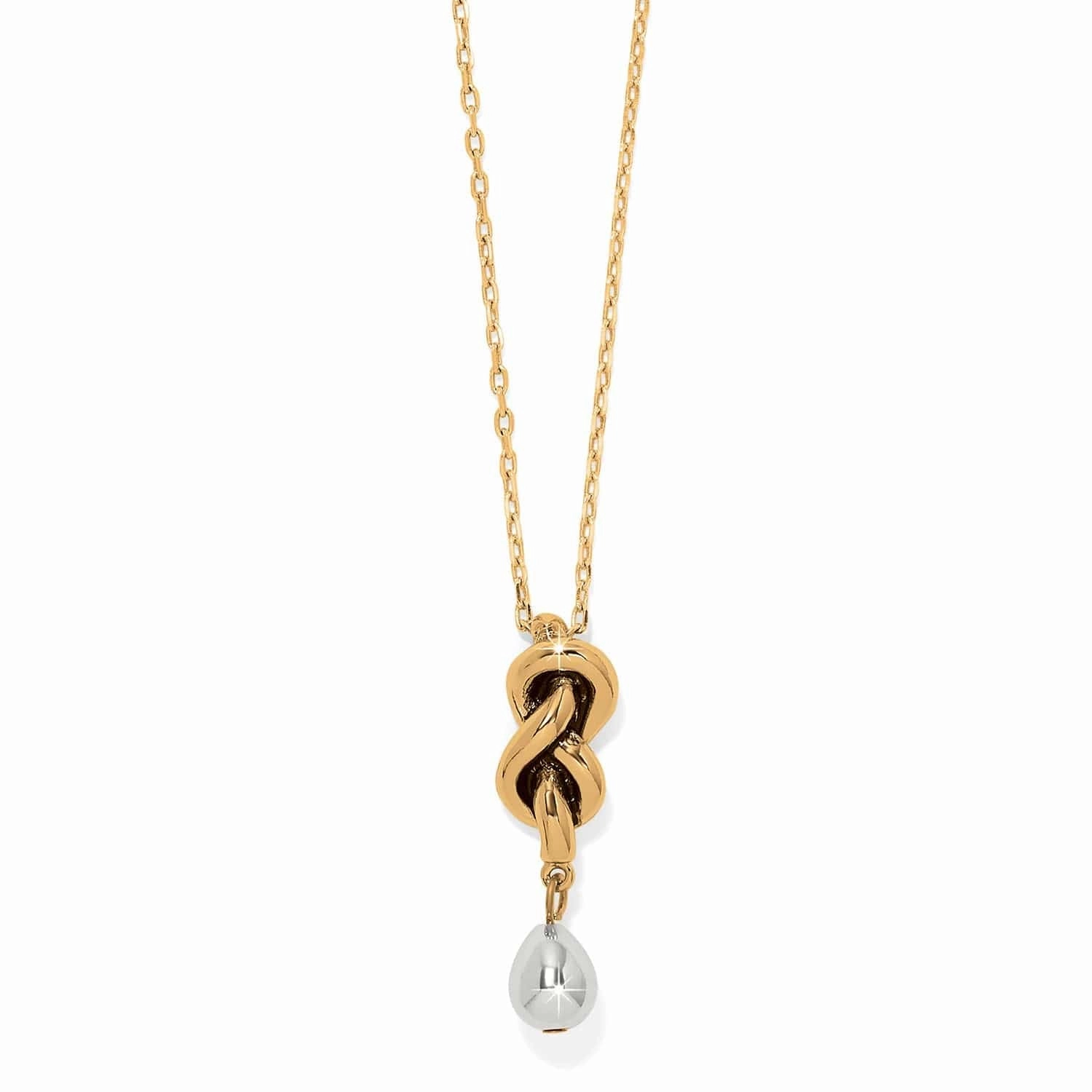 Brighton Interlok Single Knot Drop Necklace