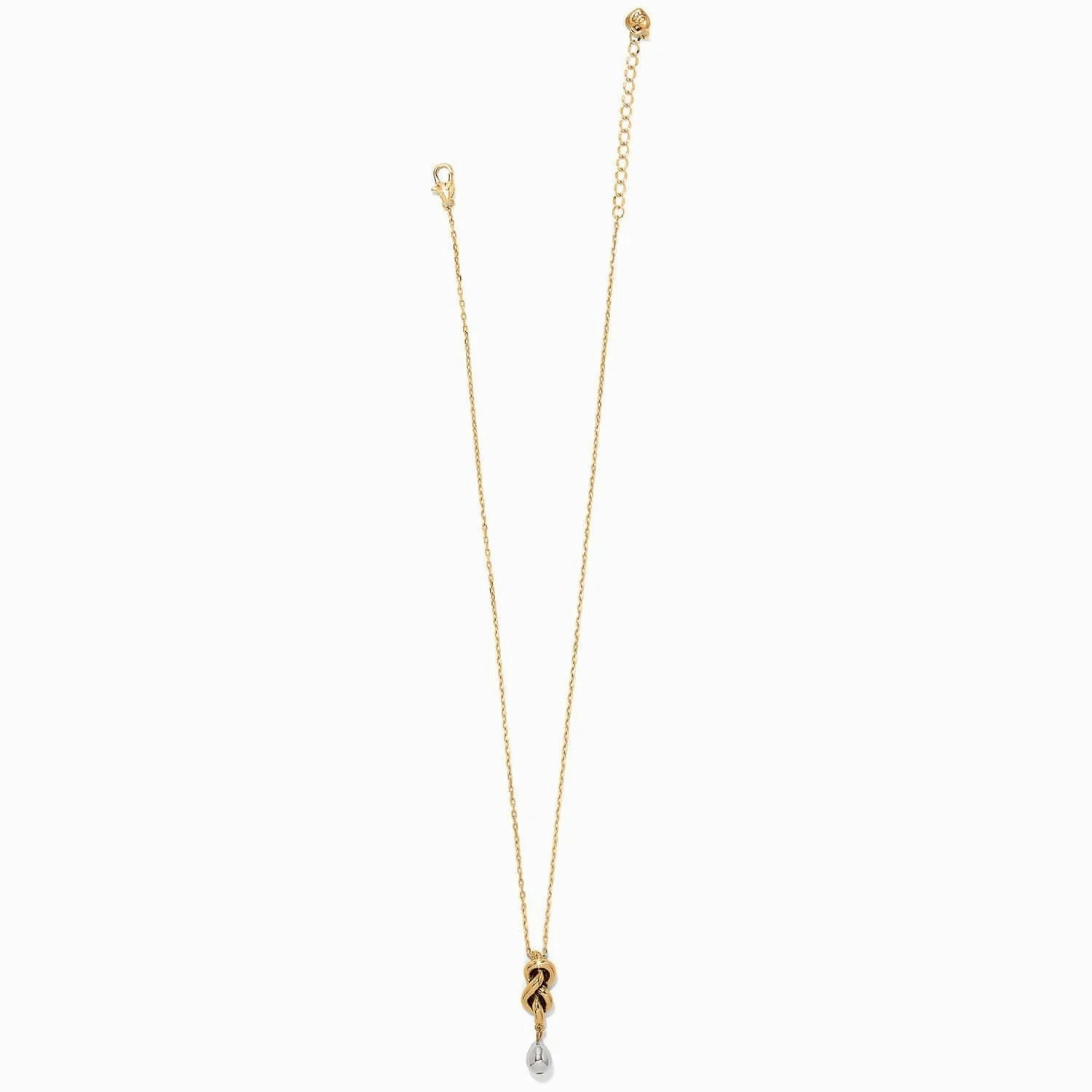Brighton Interlok Single Knot Drop Necklace