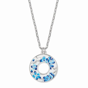 Brighton Kyoto In Bloom Indigo Ring Necklace