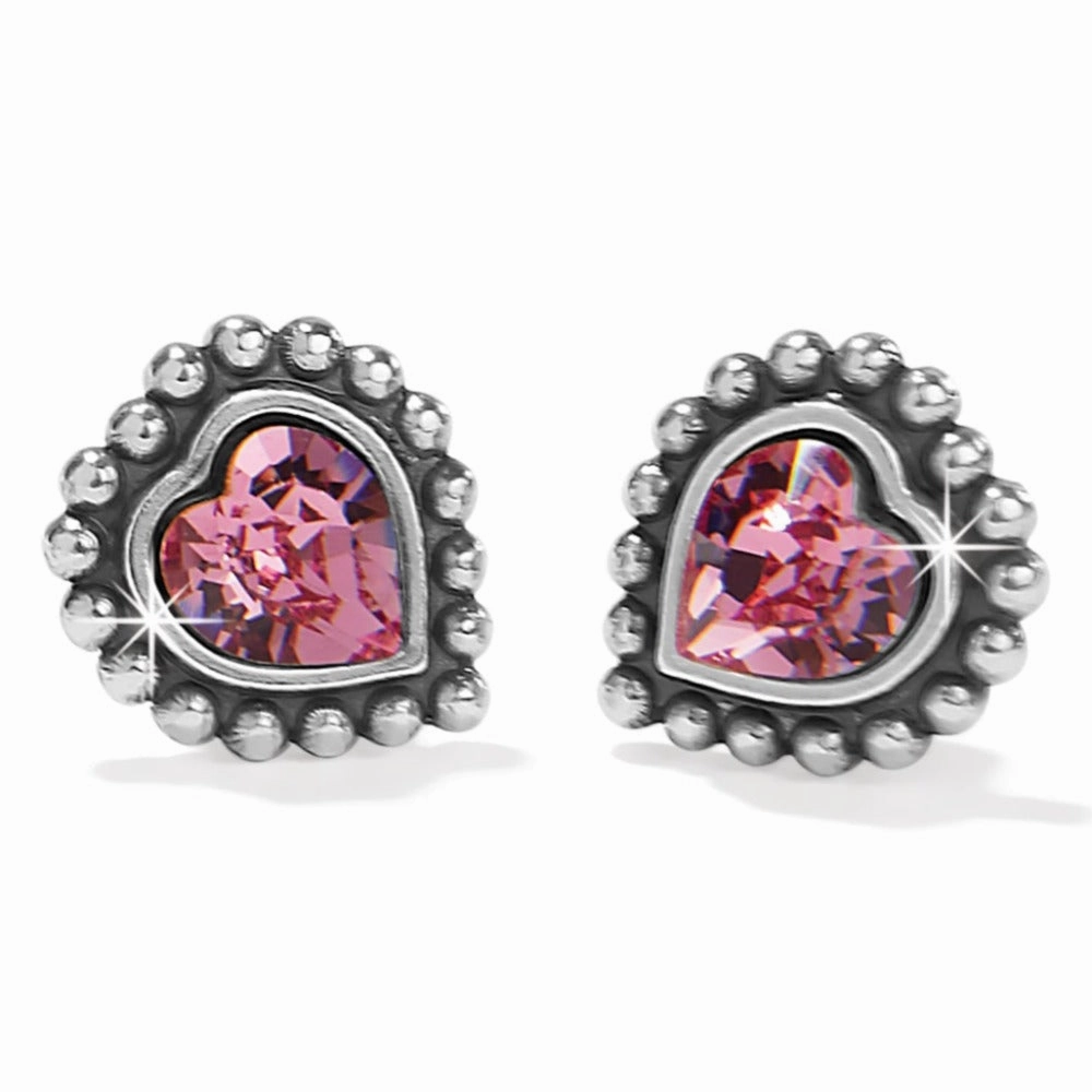 Brighton Shimmer Heart Mini Post Earrings