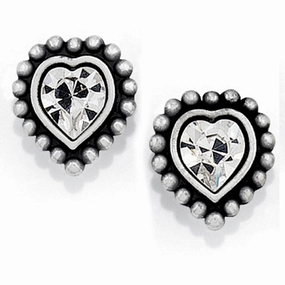 Brighton Shimmer Heart Mini Post Earrings