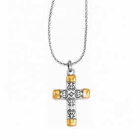 Brighton Venezia Cross Reversible Necklace