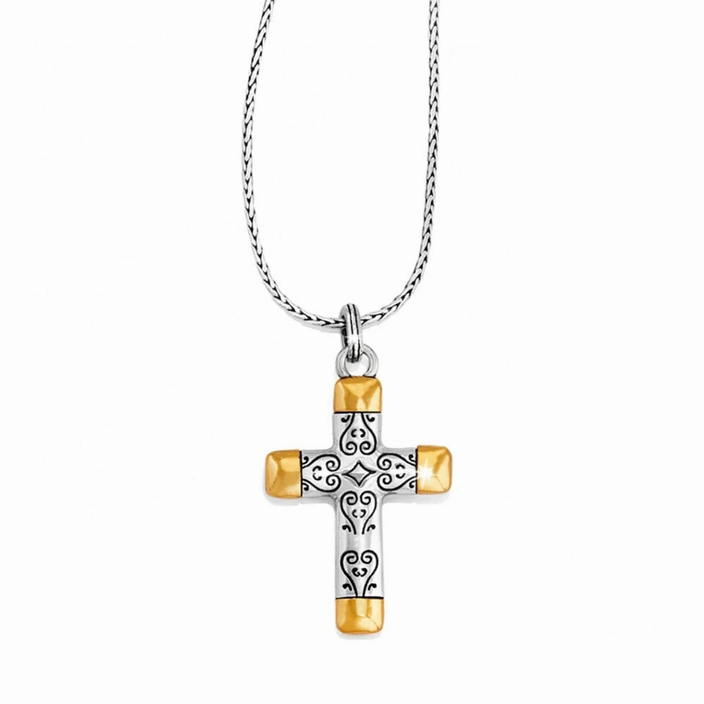Brighton Venezia Cross Reversible Necklace