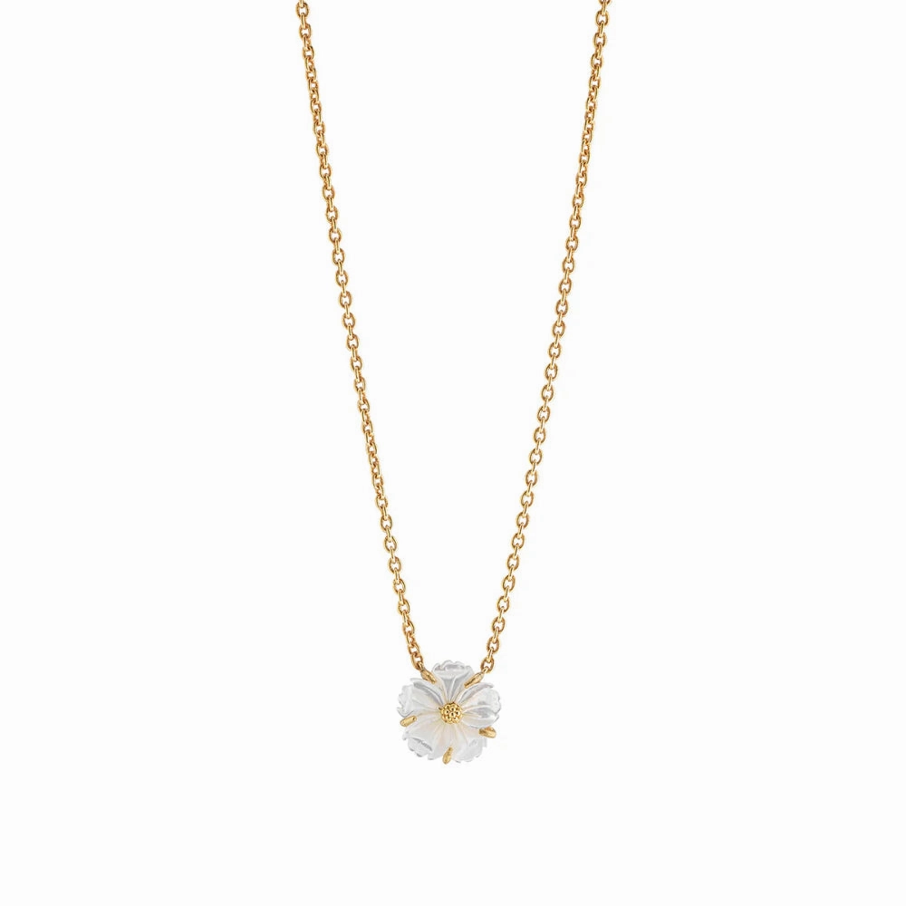 Capucine de Wulf 16" Mermaid Garden Petite Station Necklace - Mother of Pearl