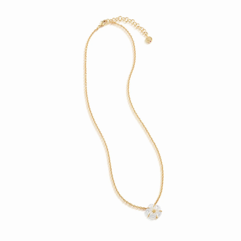 Capucine de Wulf 16" Mermaid Garden Petite Station Necklace - Mother of Pearl