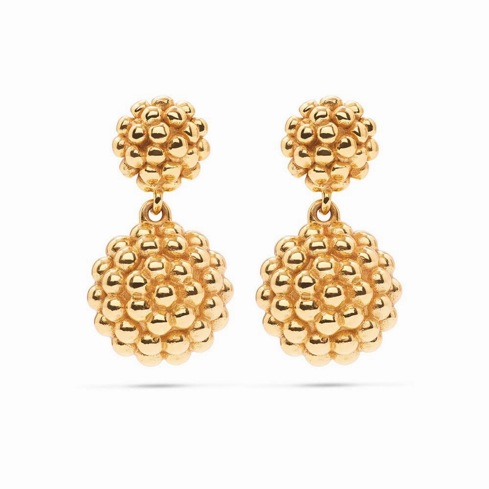 Capucine de Wulf Berry Double Drop Earrings in Gold