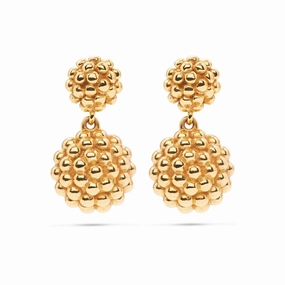Capucine de Wulf Berry Double Drop Earrings in Gold