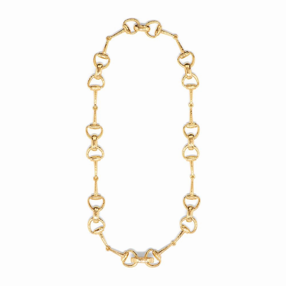 Capucine de Wulf Equestrian Snaffle Bit Chain Necklace in Gold - 20"