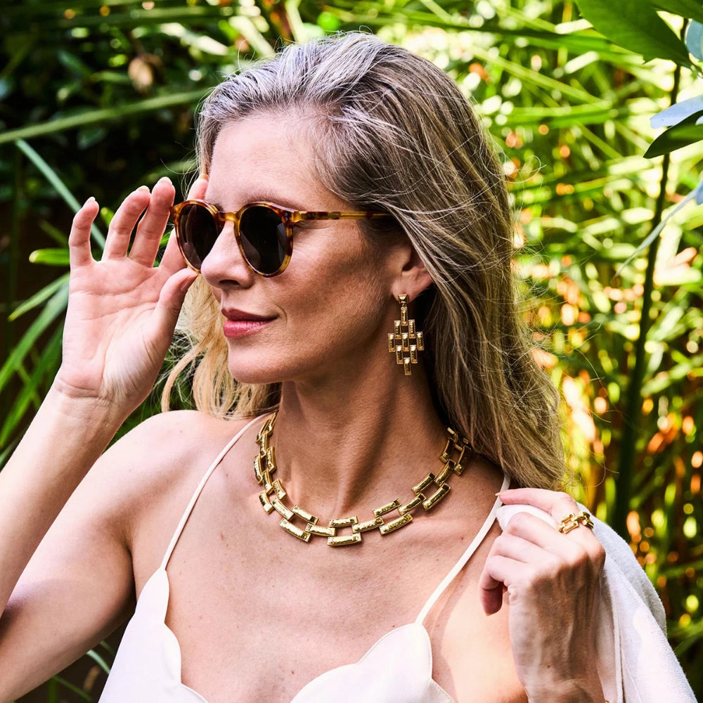 Capucine de Wulf Pathway Link Necklace in Gold