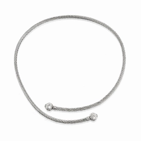 Desmos "Olympia" Diamond-Cut Bypass Necklace