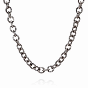 Estate Tiffany & Co Sterling Silver "Return to Tiffany" Heart Tag Chain Necklace