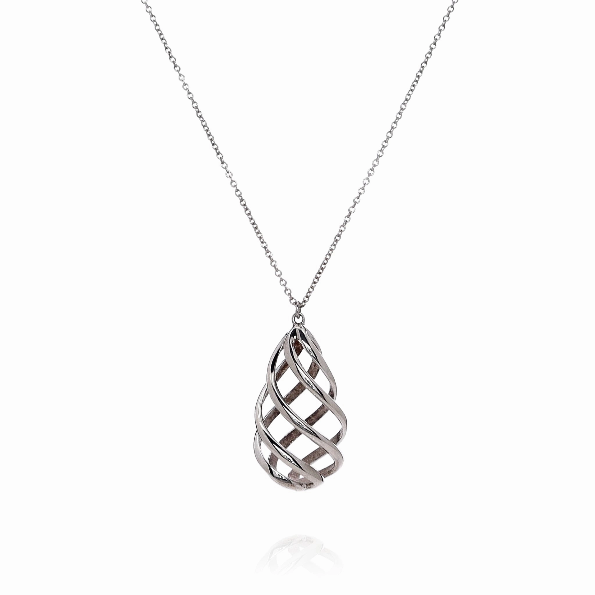 Estate Tiffany & Co Sterling Venezia Luce Paloma Picasso Pendant Necklace