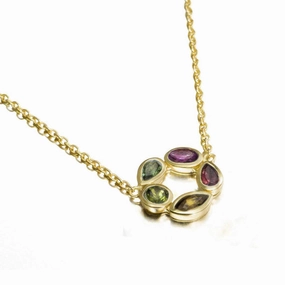 Jorge Revilla Morning Collection Gemstone Pendant Necklace