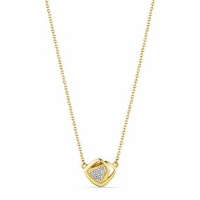 Judith Ripka 14k Selvaggia Pendant Necklace with Diamonds