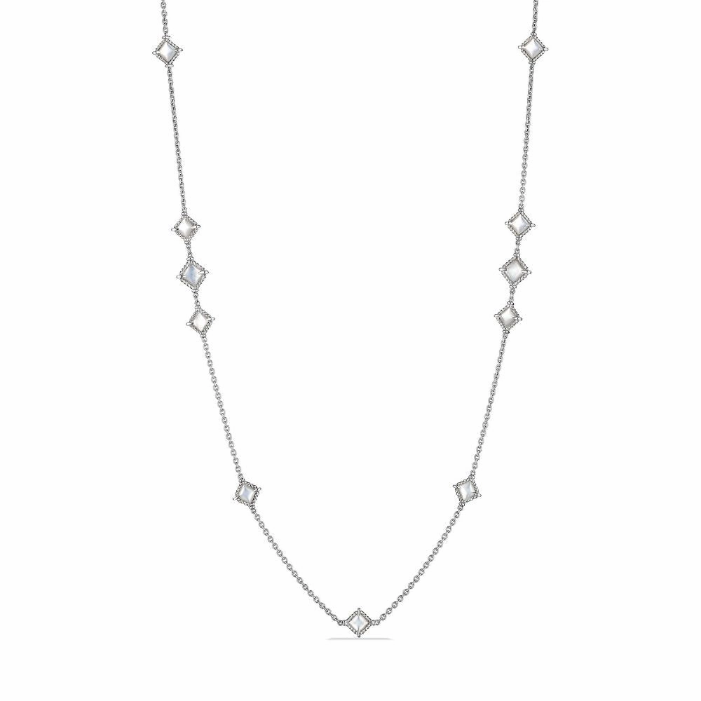 Judith Ripka Isola Mother of Pearl Station Necklace