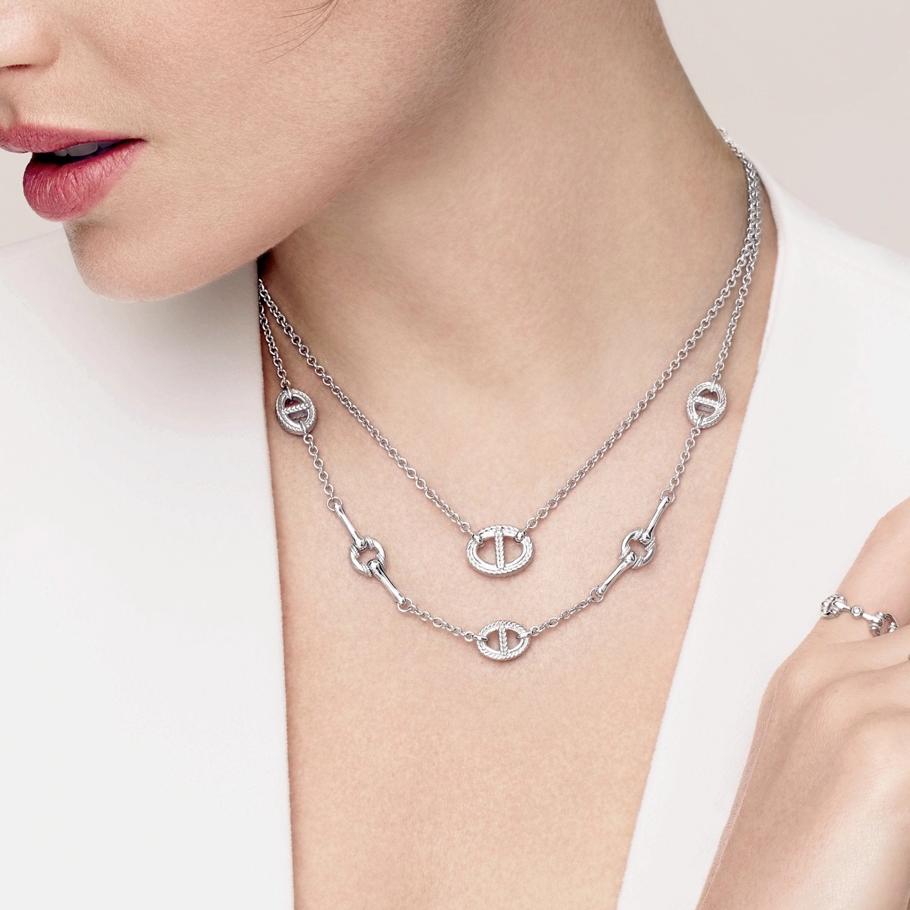 Judith Ripka Vienna Single Link Necklace