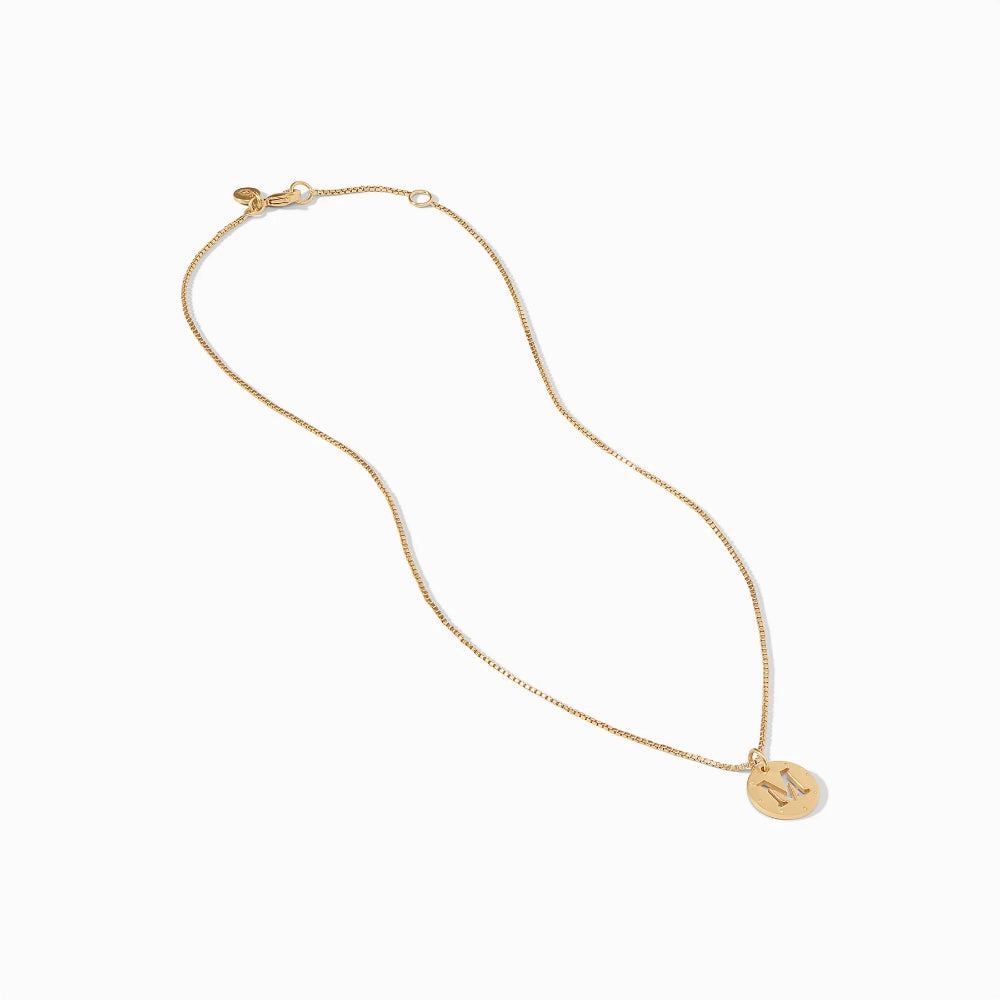 Julie Vos Delicate Monogram Necklace - S