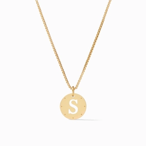 Julie Vos Delicate Monogram Necklace - S