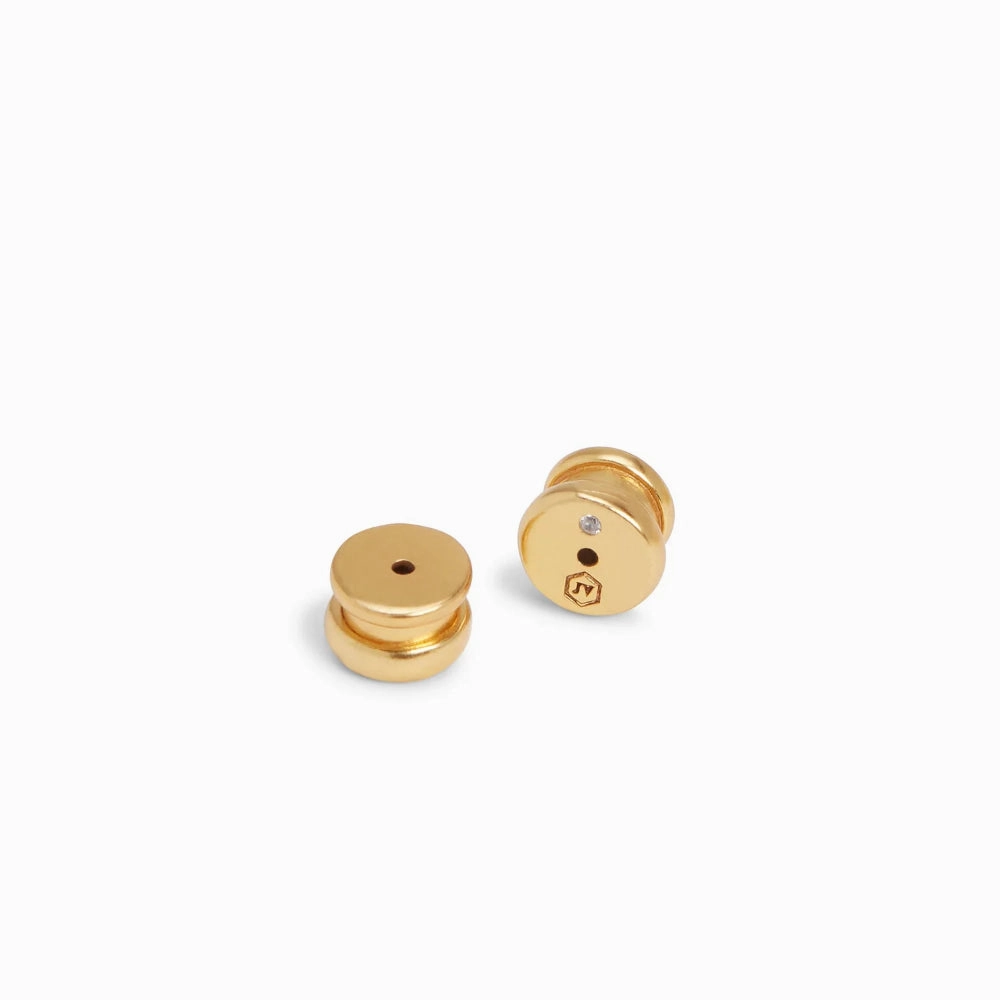 Julie Vos Fleur-de-Lis Hoop & Charm Earring