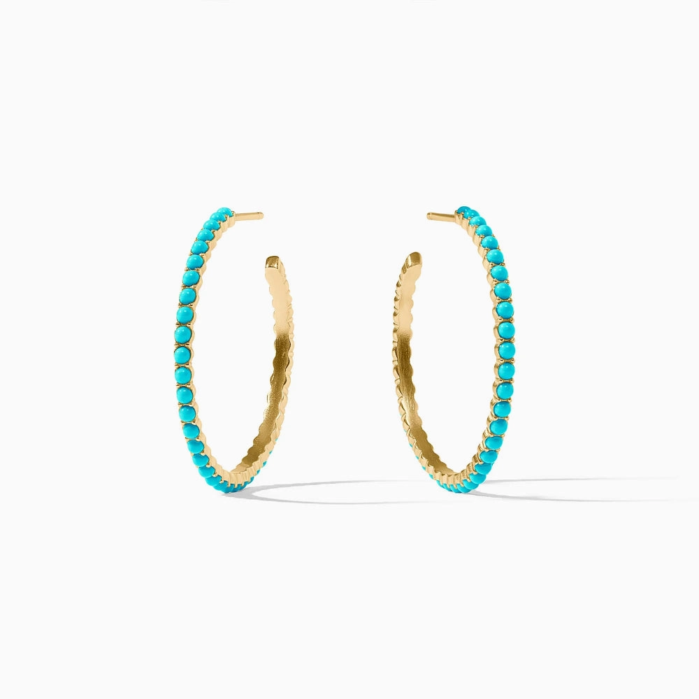 Julie Vos Juliet Hoop - Turquoise