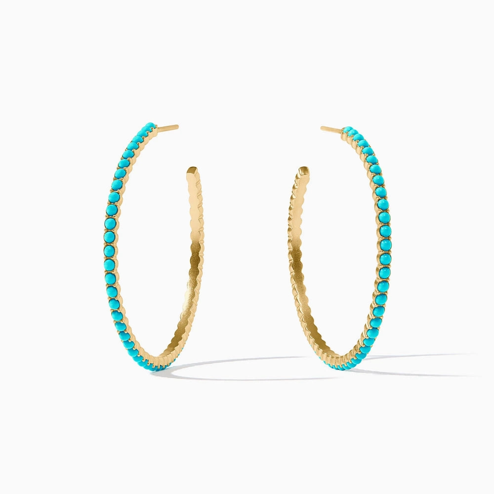 Julie Vos Juliet Hoop - Turquoise